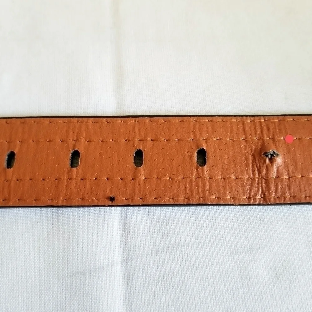 Black Genuine Leather Belt 45
